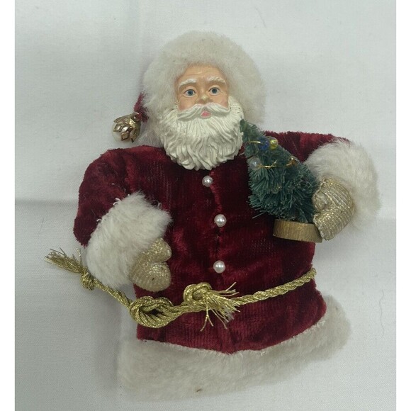 Vintage Avon Collectible vintage "Victorian Santa" Ornament / Pin - Picture 2 of 4